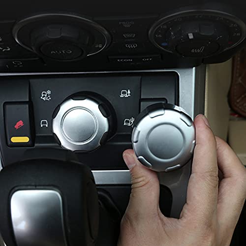 Land Rover Freelander 2 (2007-2012) Headlight Switch & Terrain Adjustment Knob Cover - ABS Replacement Parts (2-Piece Set) - Perfect for Off-Road Upgrades & Interior Modifications