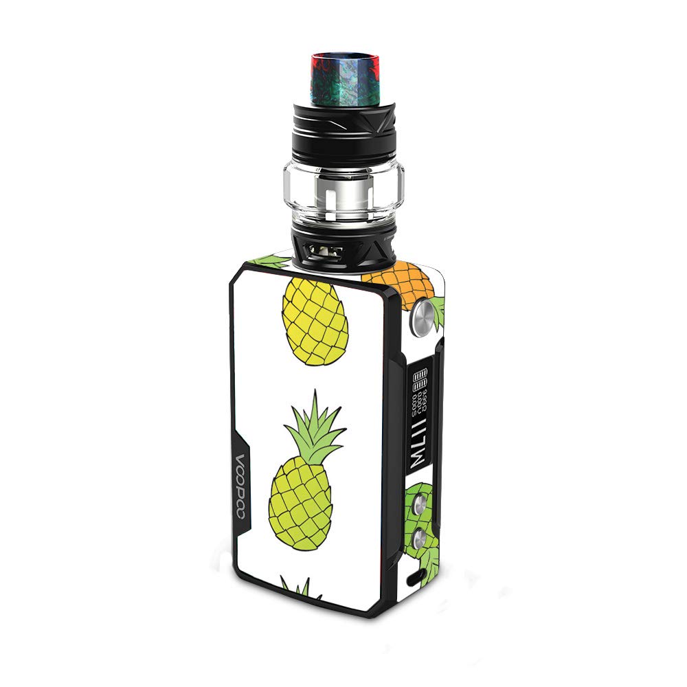 MightySkins Vinyl Skin Wrap Compatible with VooPoo Drag Mini - Rainbow Pineapple Design | Protective & Durable Decal Cover | Easy to Apply & Remove | Made in USA | Perfect for Vaping Enthusiasts & Customization Lovers