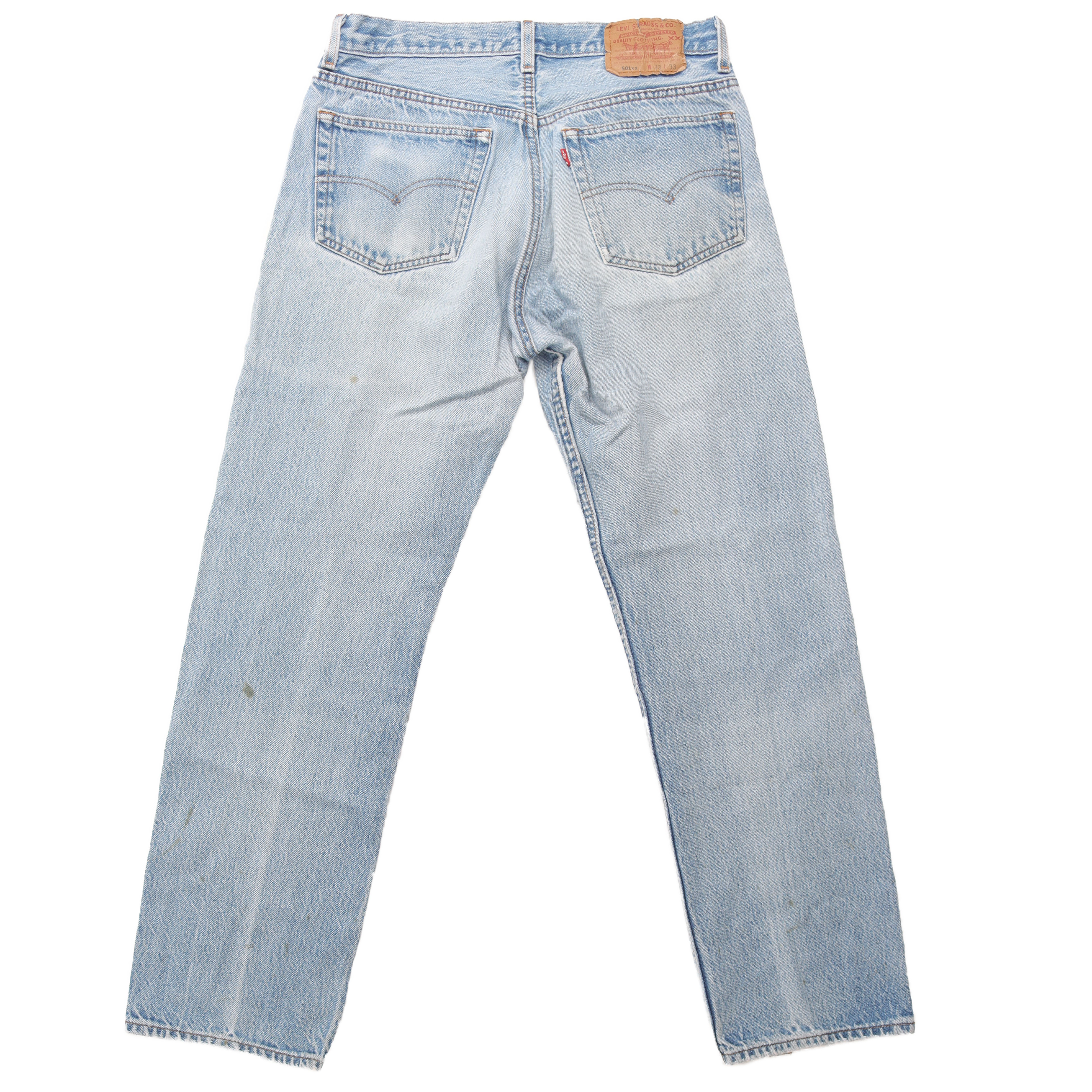 Vintage 1990s Levi's 501XX Original Button Fly Jeans - Classic Straight Leg Denim Pants for Men, Retro Fashion & Casual Wear