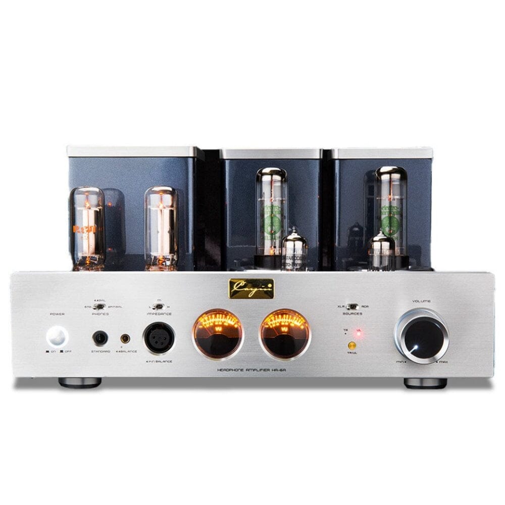 Cayin HA 6A EL34/KT88 Tube Headphone Amplifier - High-End Vacuum Tube Amp for Audiophiles | Perfect for Home Audio & Studio Listening Sessions
