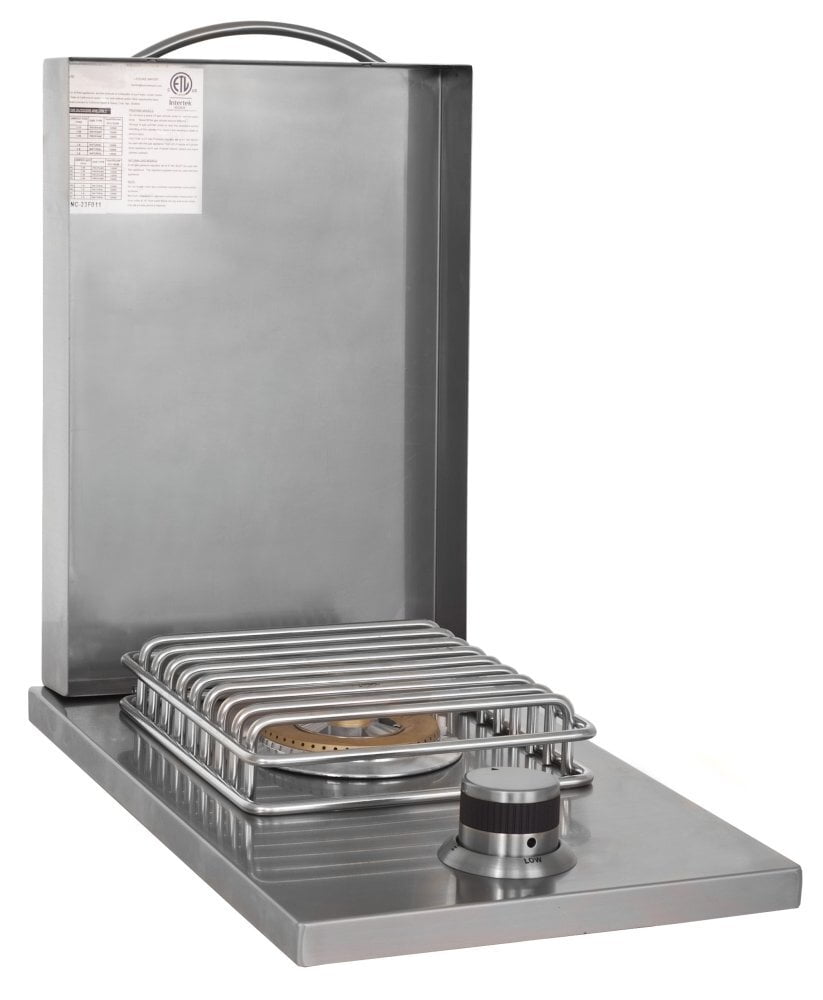 Blaze BLZSB1NG Drop-In Single Side Burner for Natural Gas - Perfect for Outdoor Kitchens, BBQs, and Grilling Stations