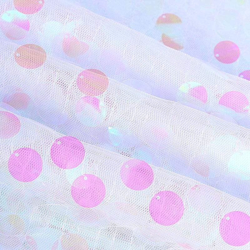 Large Payette Sequin Table Runner - Elegant Glittering Dining Table Decor for Weddings, Parties & Holiday Celebrations