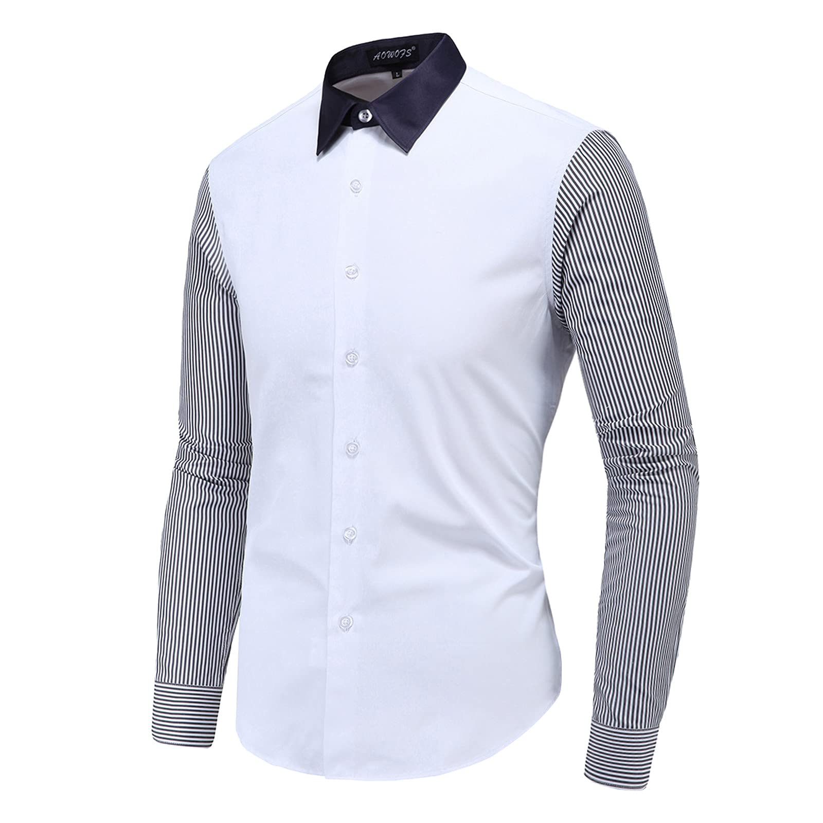 Men's Oversized Button-Up Shirt - Stylish Slim Fit Casual Dress Shirt & Cute Sweatshirt Alternative | Perfect for Work, Date Night & Streetwear Fashion