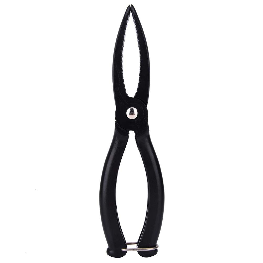ANYEFY Fishing Gripper Tool - ABS Plastic Fish Lip Grip Holder with Trigger Clamp - Fish Grabber & Release Tool - Perfect for Catch and Release Fishing - Great for Bass, Trout, Walleye (Black) - Ideal for Kayak Fishing, Boat Angling & Shore Fishing Adventures