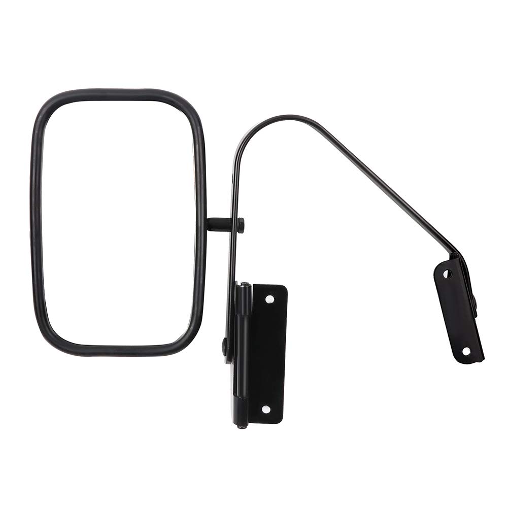 Ford F150 F250 F350 F450 Ranger Bronco Explorer Truck Side View Mirrors (Left & Right) - Manual Folding & Power Adjustment - Compatible 1980-1996 Models - Perfect for Off-Roading & Daily Commuting