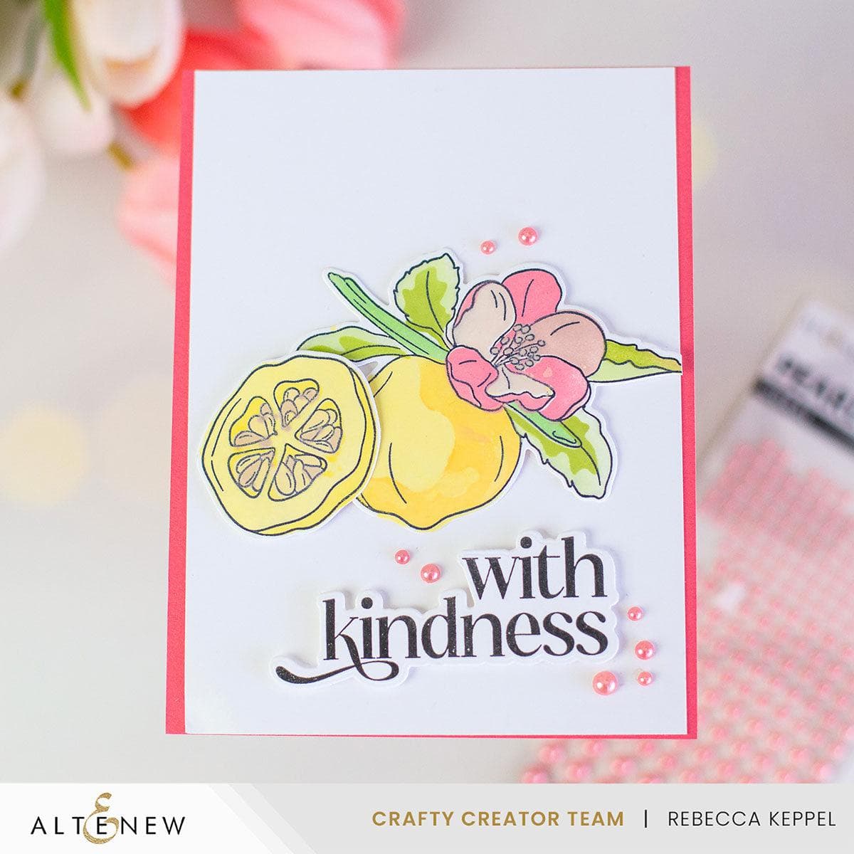 Flowering Quince Die Set for DIY Garden Projects - Perfect for Scrapbooking, Card Making, and Home Decor