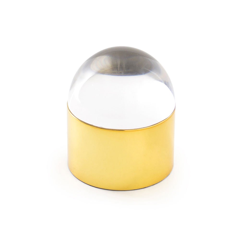 Jonathan Adler Medium Globo Box in Gold - Stylish Decorative Storage for Home & Office Organization