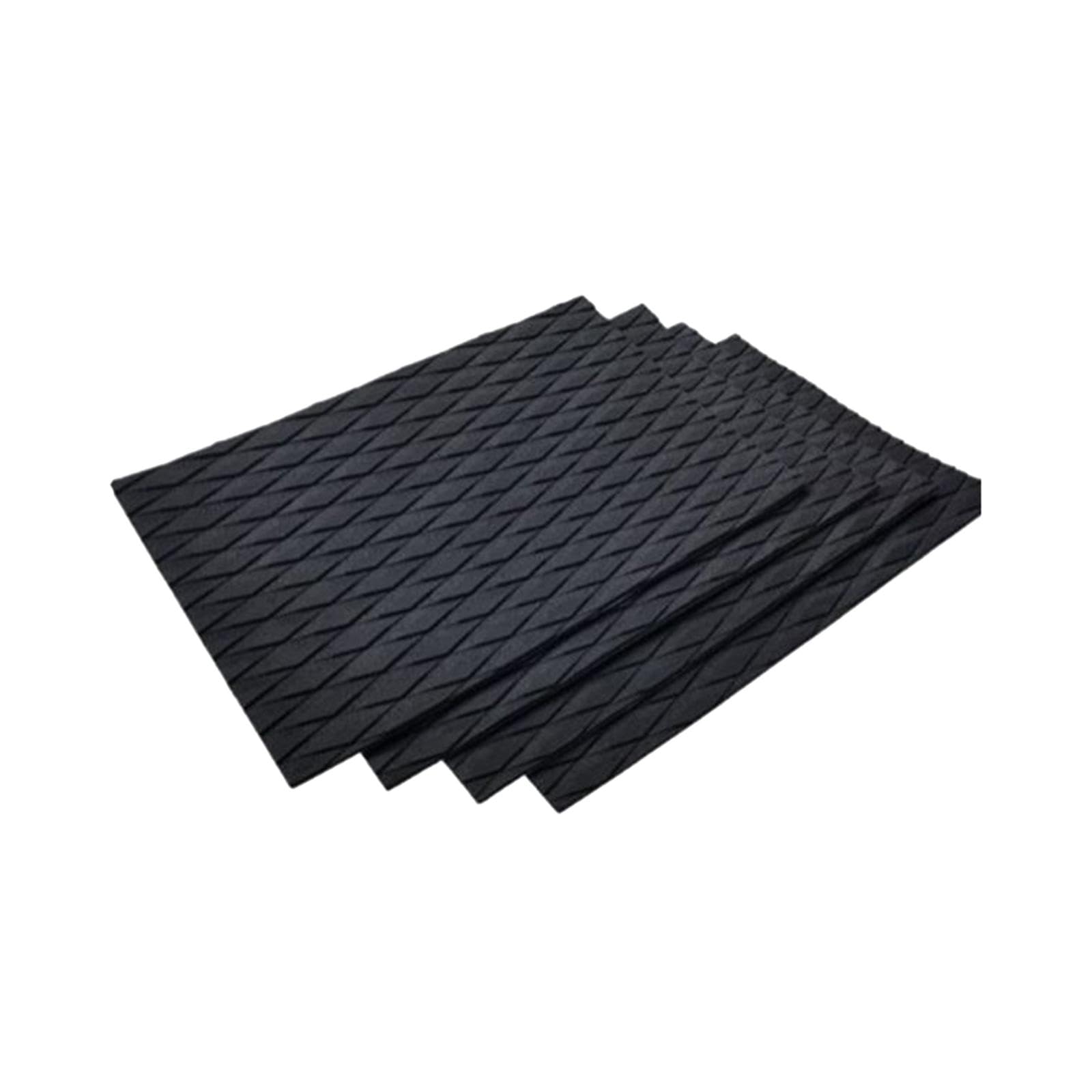 4X Non-Slip EVA Deck Grip Mats - Boat Decking Sheet & Surfboard Traction Pads for Canoe, Kayak, Longboard, Skimboard, SUP | DIY Waterproof Boat Flooring & Anti-Skid Surf Accessories for Marine, Beach & Outdoor Activities