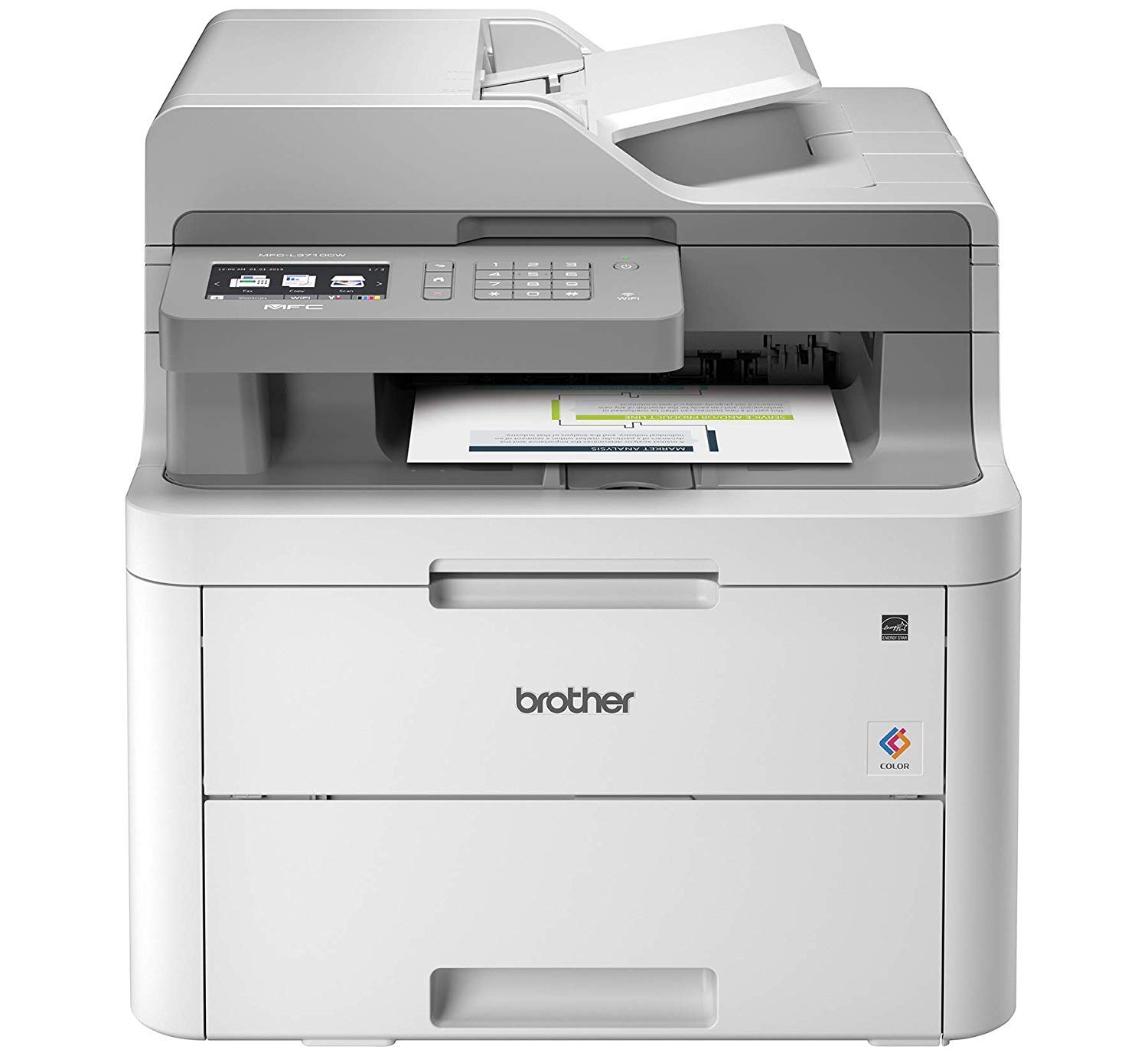 Brother MFC-L3710CW Wireless All-in-One Color Laser Printer | Compact Design, High-Quality Printing | Ideal for Home Office & Small Business (Renewed Premium)