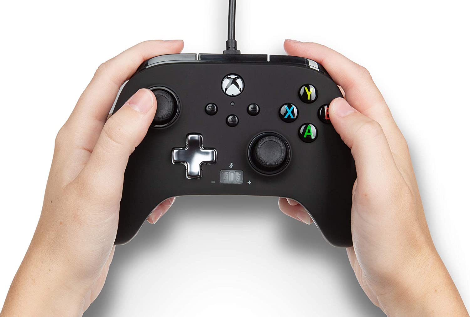 Power A Enhanced Wired Controller - Black Smart Anti-Recoil Modded Rapid Fire Gamepad with Multiple Modes | Compatible with Xbox One S/X | Mobile App Control for FPS Games like Call of Duty, Fortnite & Apex Legends | Perfect for Competitive Gaming & Esports Tournaments