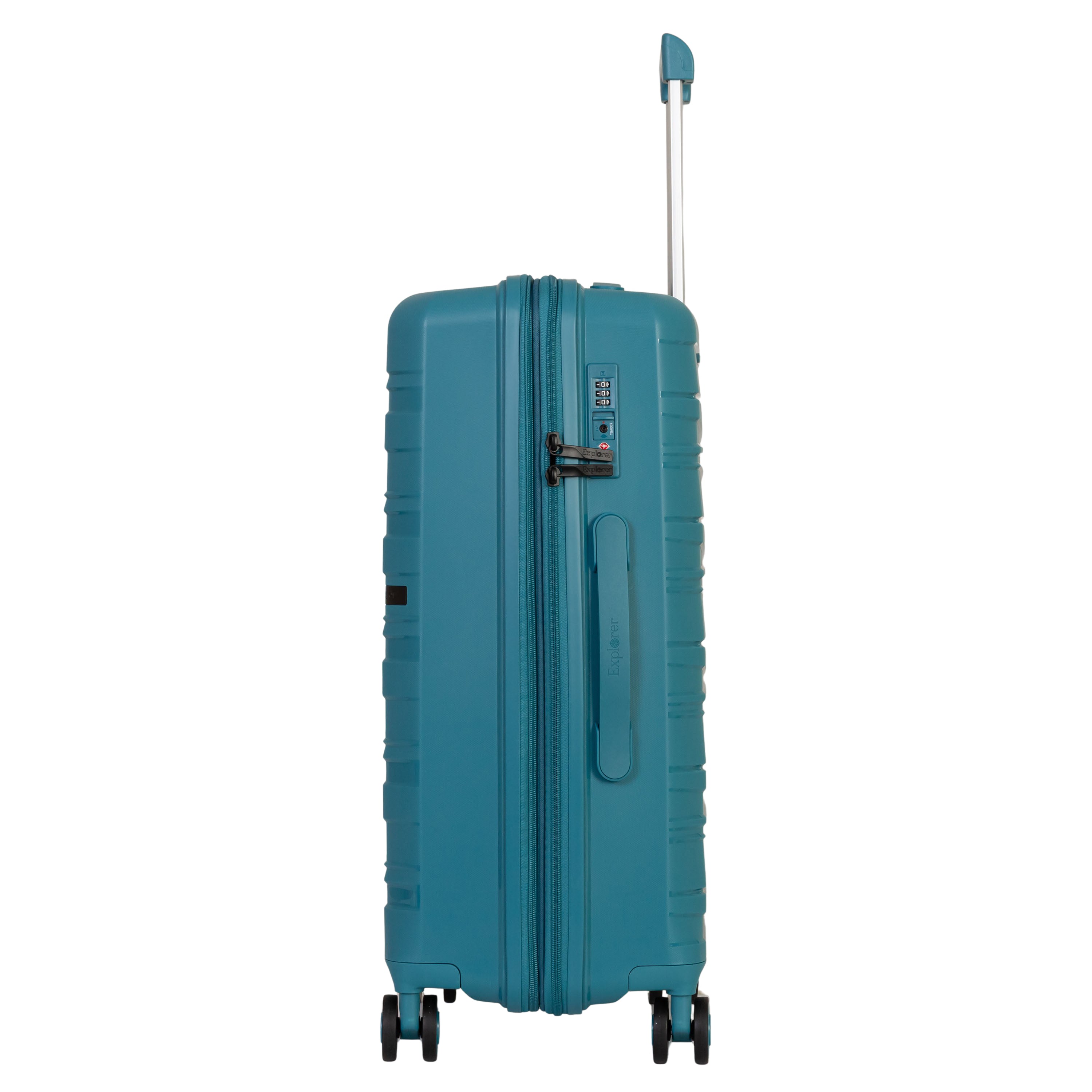Explorer Breeze Anti-Theft Expandable Medium Luggage - Lightweight Carry-On Suitcase with TSA Lock for Travel & Business Trips