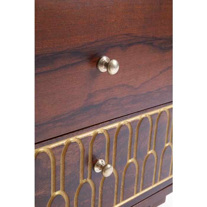 Small Muskat Dresser - Compact Chest of Drawers for Bedroom, Living Room & Office Storage | Space-Saving Organizer for Clothes, Accessories & Home Essentials
