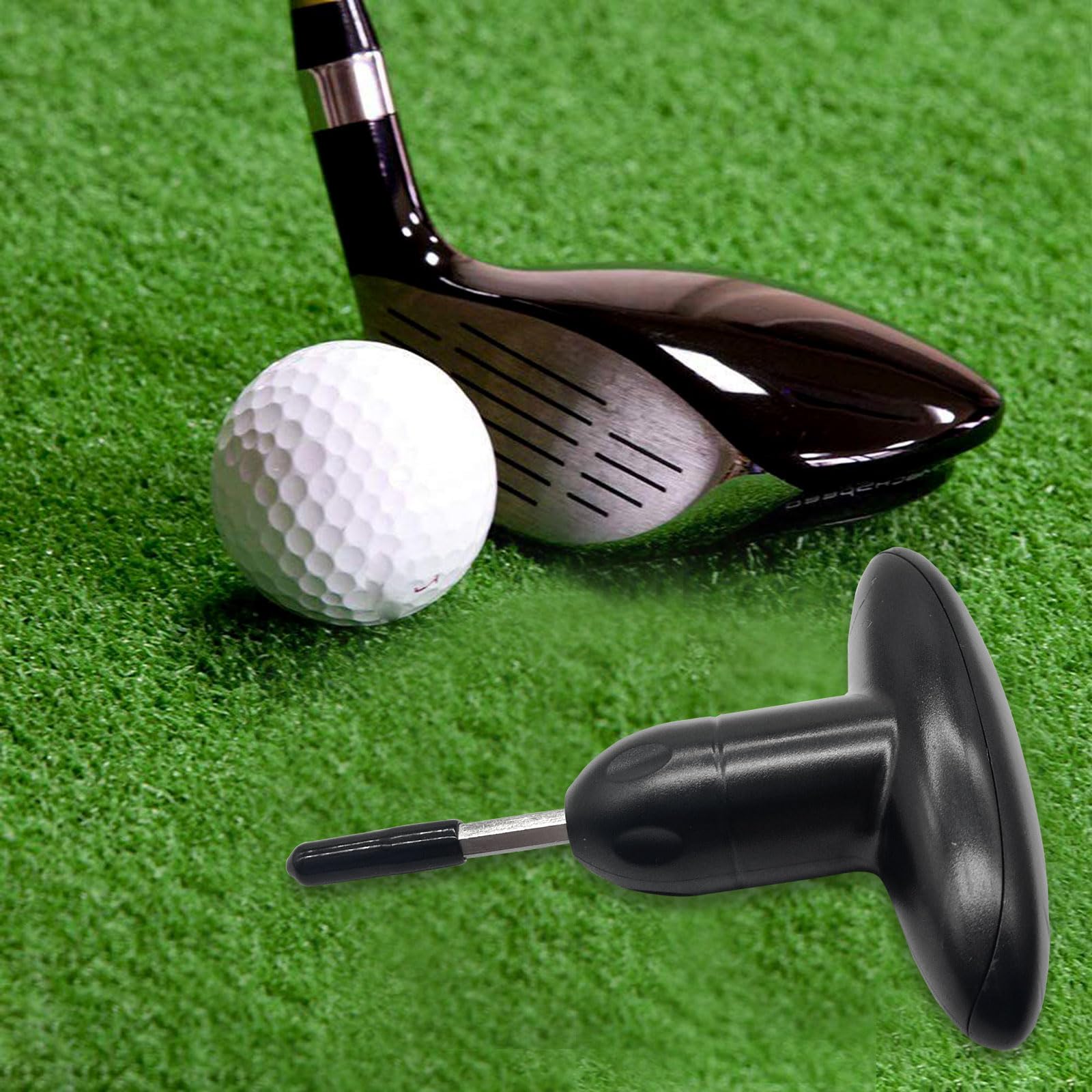 Flylin Golf Driver Wrench - Lightweight Replacement & Adjustment Tool for Golf Club Drivers | Torque Wrench (Black) | Perfect for Club Maintenance & On-Course Adjustments
