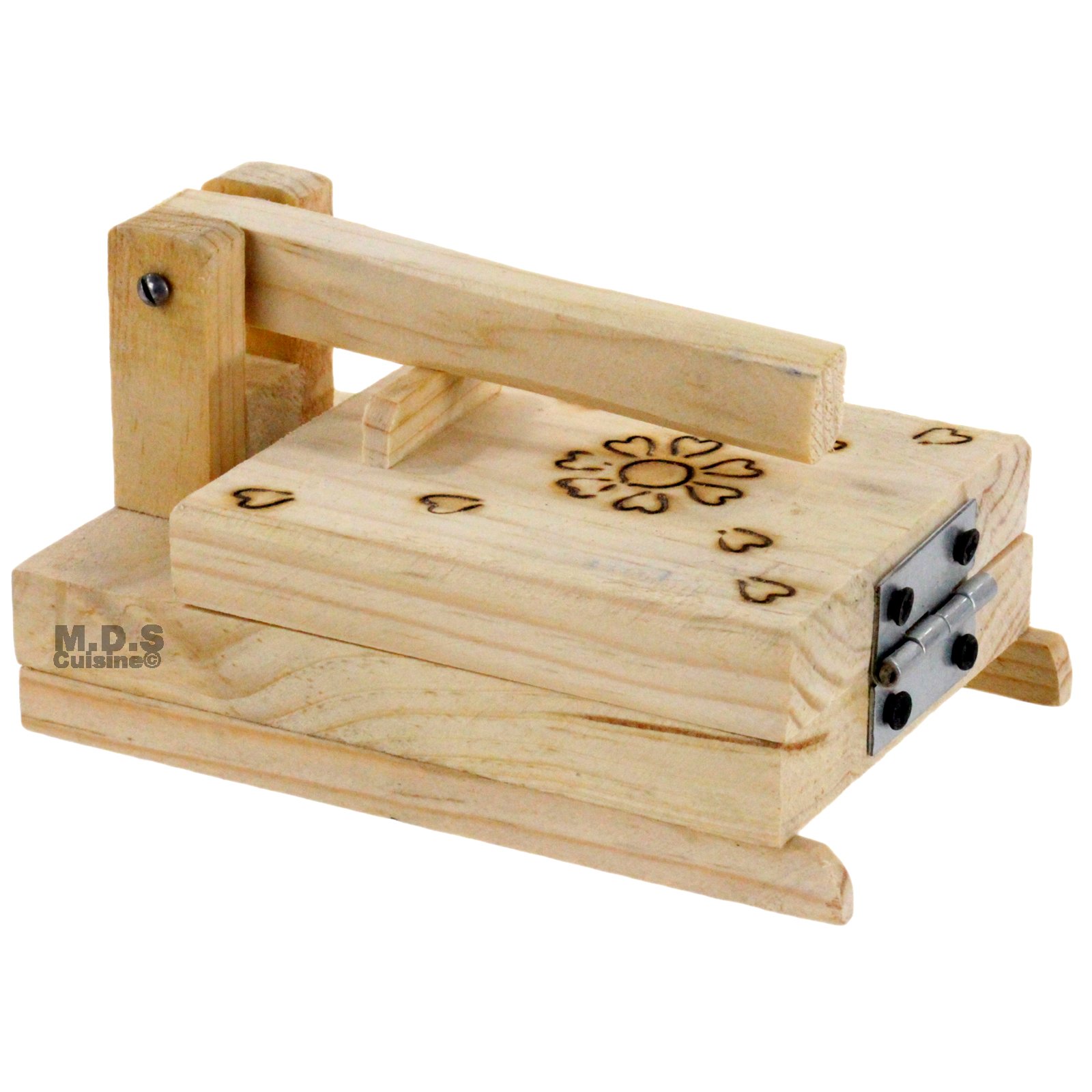 4.5 Inch Mini Wood Tortilla Press - Authentic Traditional Sope and Tortilla Maker for Homemade Mexican Cuisine | Perfect for Tacos, Quesadillas, and Empanadas
