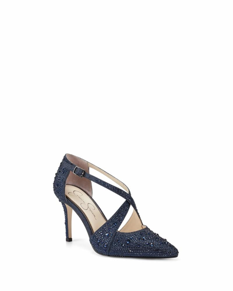 Jessica Simpson Women's Accile Blue M Dress - Elegant Casual & Party Wear for Women | Perfect for Office, Date Night & Special Occasions