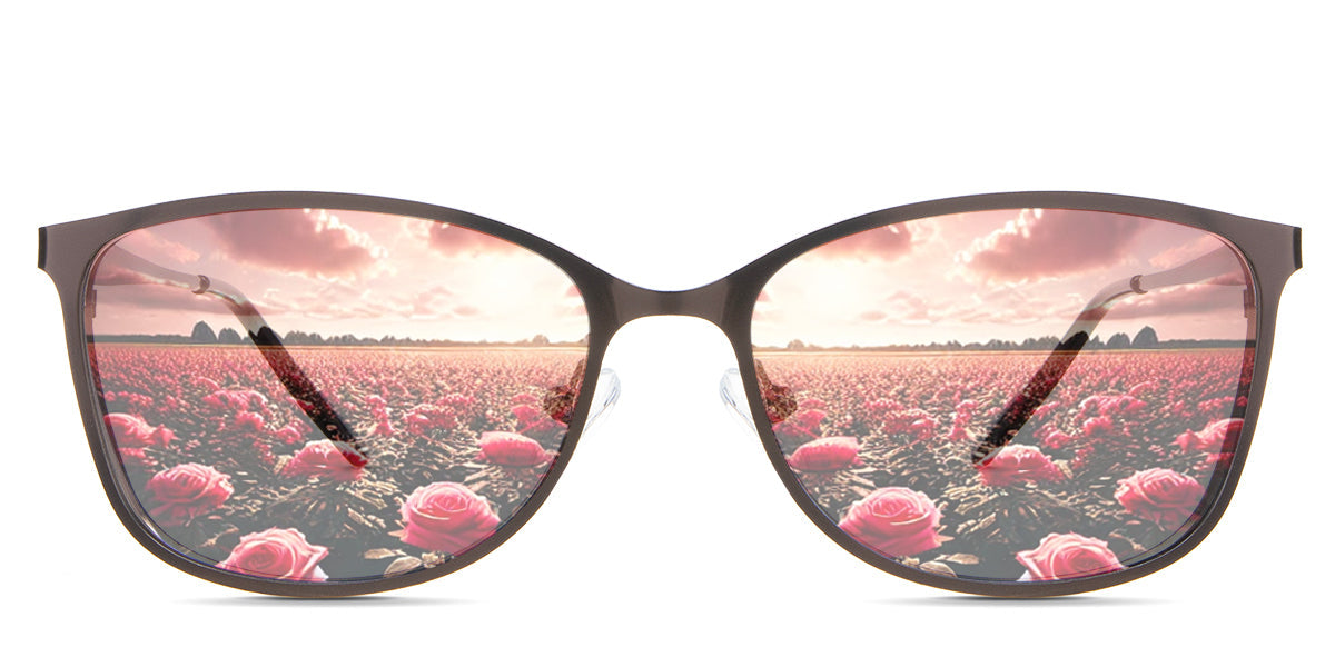 Yvonne Women's Prescription Tinted Glasses - Stylish & UV Protection for Reading, Driving & Outdoor Activities