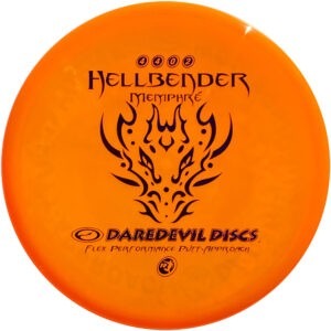 Daredevil Disc Golf Hellbender Memphre (FPP) Putter - Premium Golf Disc for Putting Practice & Tournament Play
