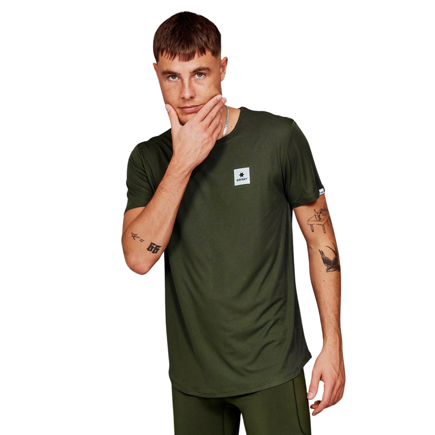 Men's Saysky Clean Flow T-Shirt - Lightweight, Breathable & Comfortable for Running, Gym & Casual Wear