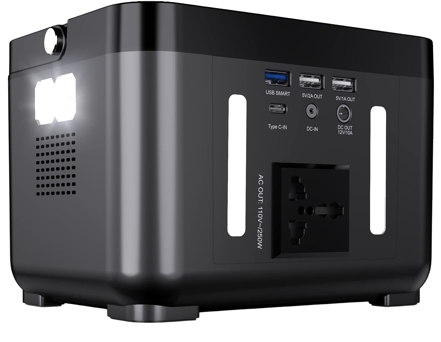 DBPOWER PW0002 250Wh 67200mAh Portable Power Station - 110V Lithium Battery Backup for Camping, Emergencies & Outdoor Adventures