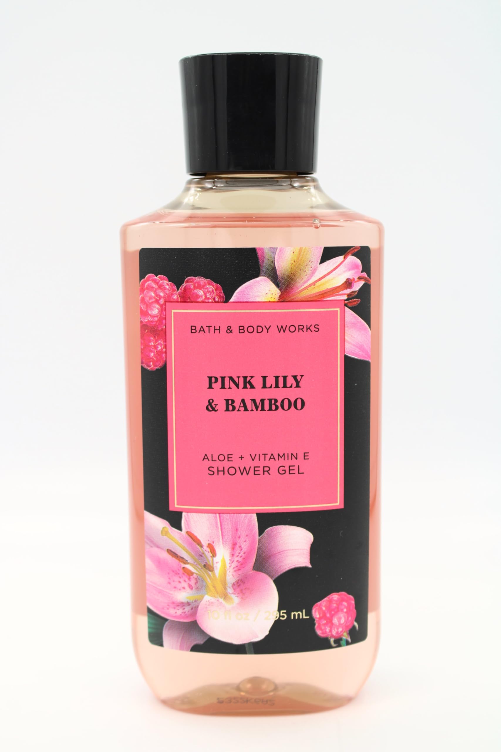 Pink Lily & Bamboo Scented Shower Gel Body Wash - 10 fl oz | Moisturizing & Refreshing Bath & Body Care for Women - Perfect for Daily Shower & Spa Relaxation