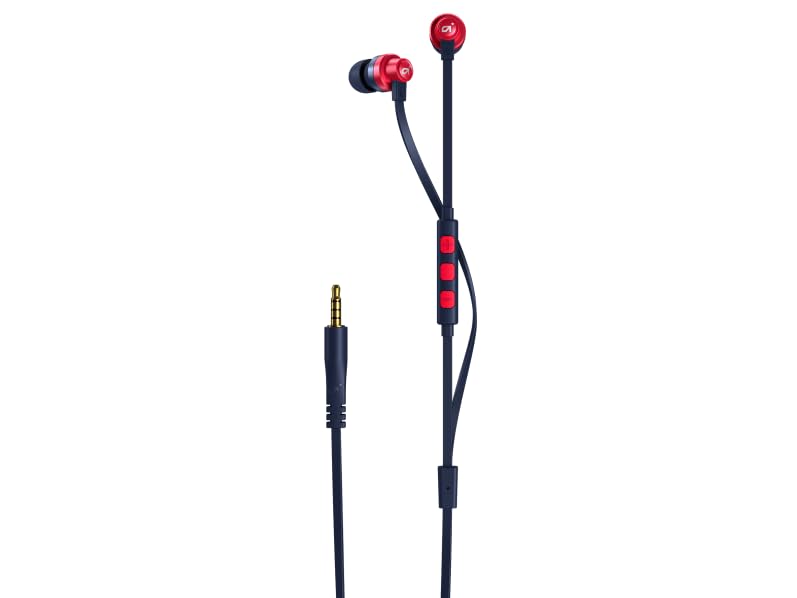 ASTRO A03 In-Ear Headphones with Microphone - 3.5mm Jack, Blue & Red (Perfect for Gaming, Music, and Phone Calls)