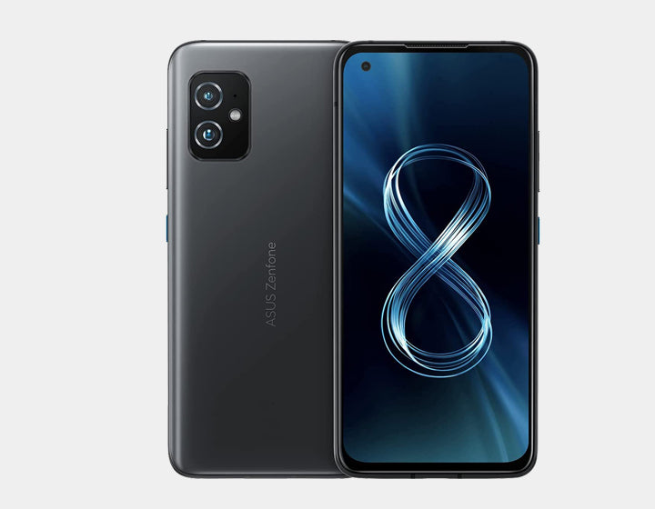 ASUS ZenFone 8 ZS590KS 5G Smartphone - Unlocked GSM Dual SIM, 256GB Storage & 12GB RAM, Compact Flagship Phone (Black) - Perfect for Gaming, Photography & Business Travel
