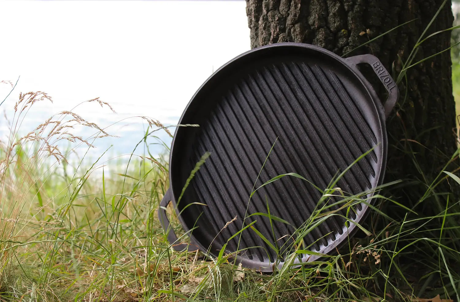 15.85 Quart Combo Cooker Cauldron Asian Kazan with Frying Pan Lid & Grill - Dutch Oven for Camping, Outdoor Cooking & BBQ