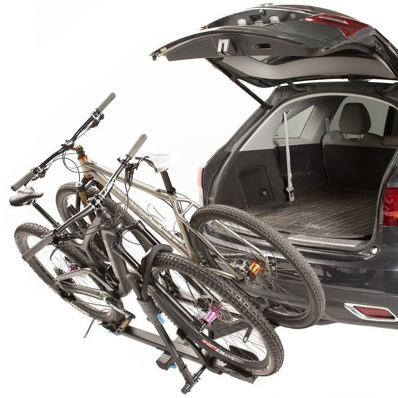 Rockymounts Monorail Bike Rack - Premium Hitch Mount Bicycle Carrier for Cars, SUVs & Trucks - Secure Transport for Mountain, Road & Electric Bikes - Perfect for Road Trips, Camping & Outdoor Adventures