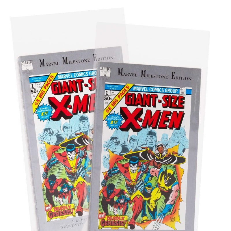 Silver Age Comic Backer Boards 24PT - Acid-Free Protection for Comic Book Storage & Display | Perfect for Collectors & Comic Shops