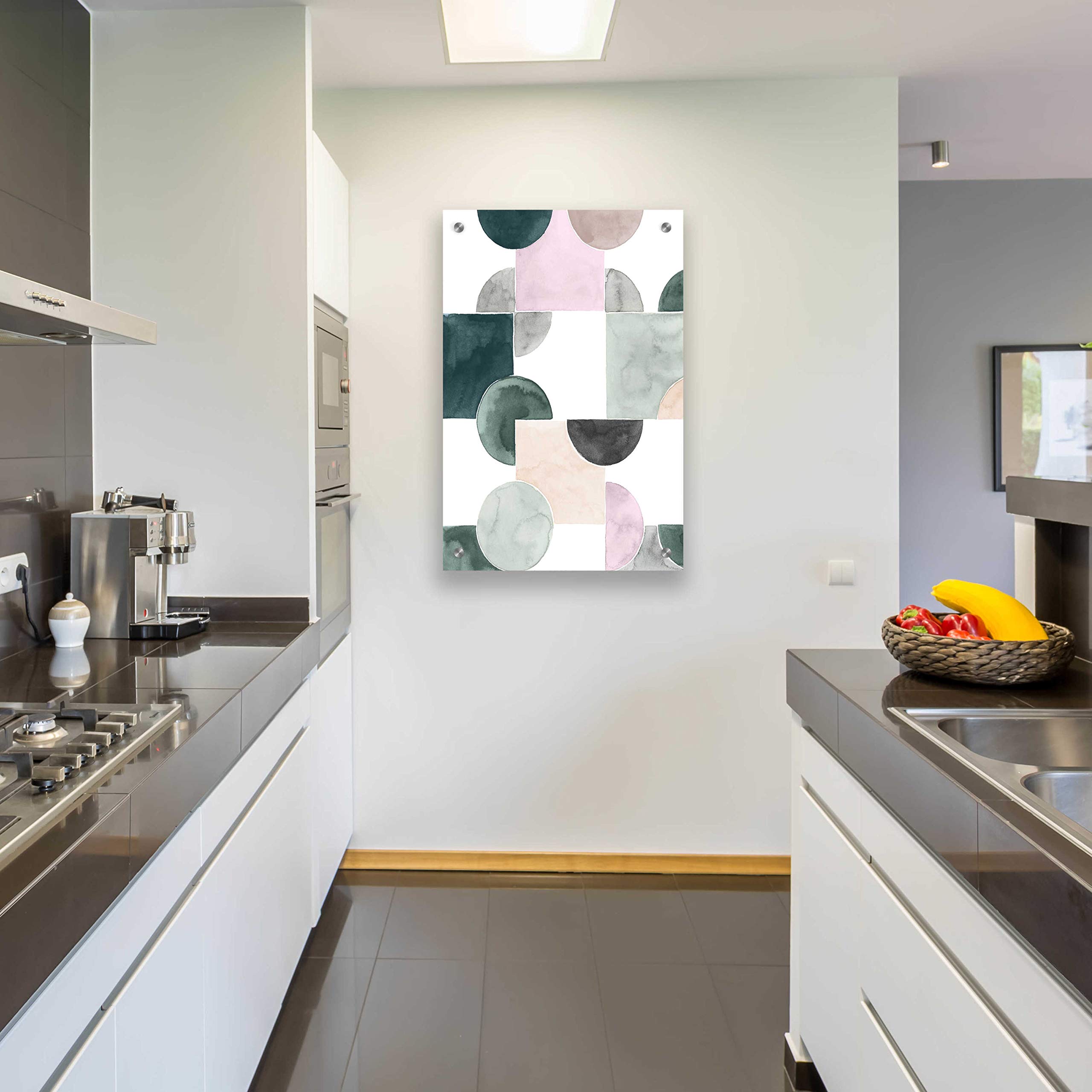 Grace Popp 'Muted Mystery IV' Acrylic Wall Art - 24x36 Inch Modern Abstract Painting for Living Room, Bedroom & Office Decor