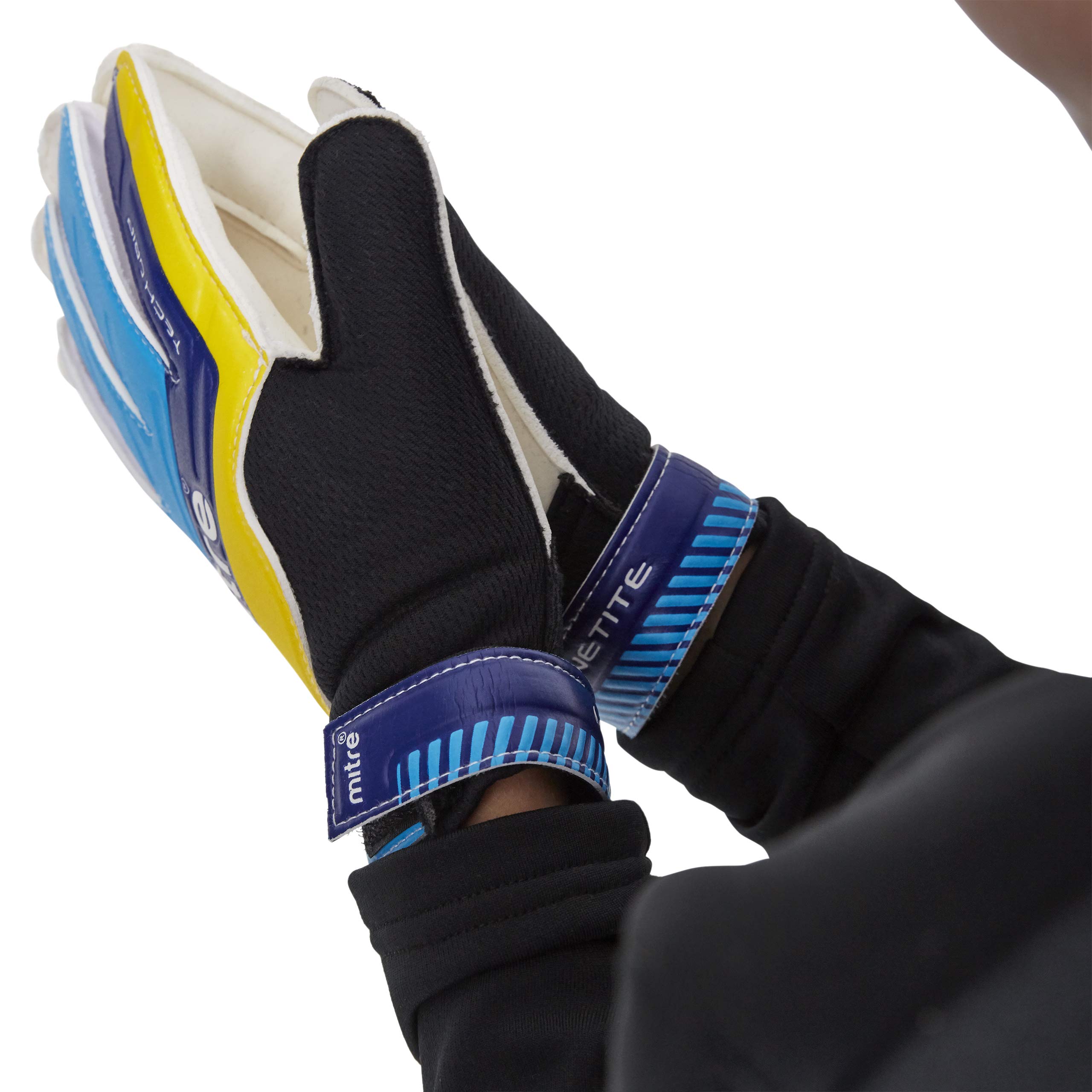 Mitre Magnetite Soccer Goalie Gloves - Professional Goalkeeper Gloves for Men & Women - Perfect for Training, Matches, and Outdoor Games