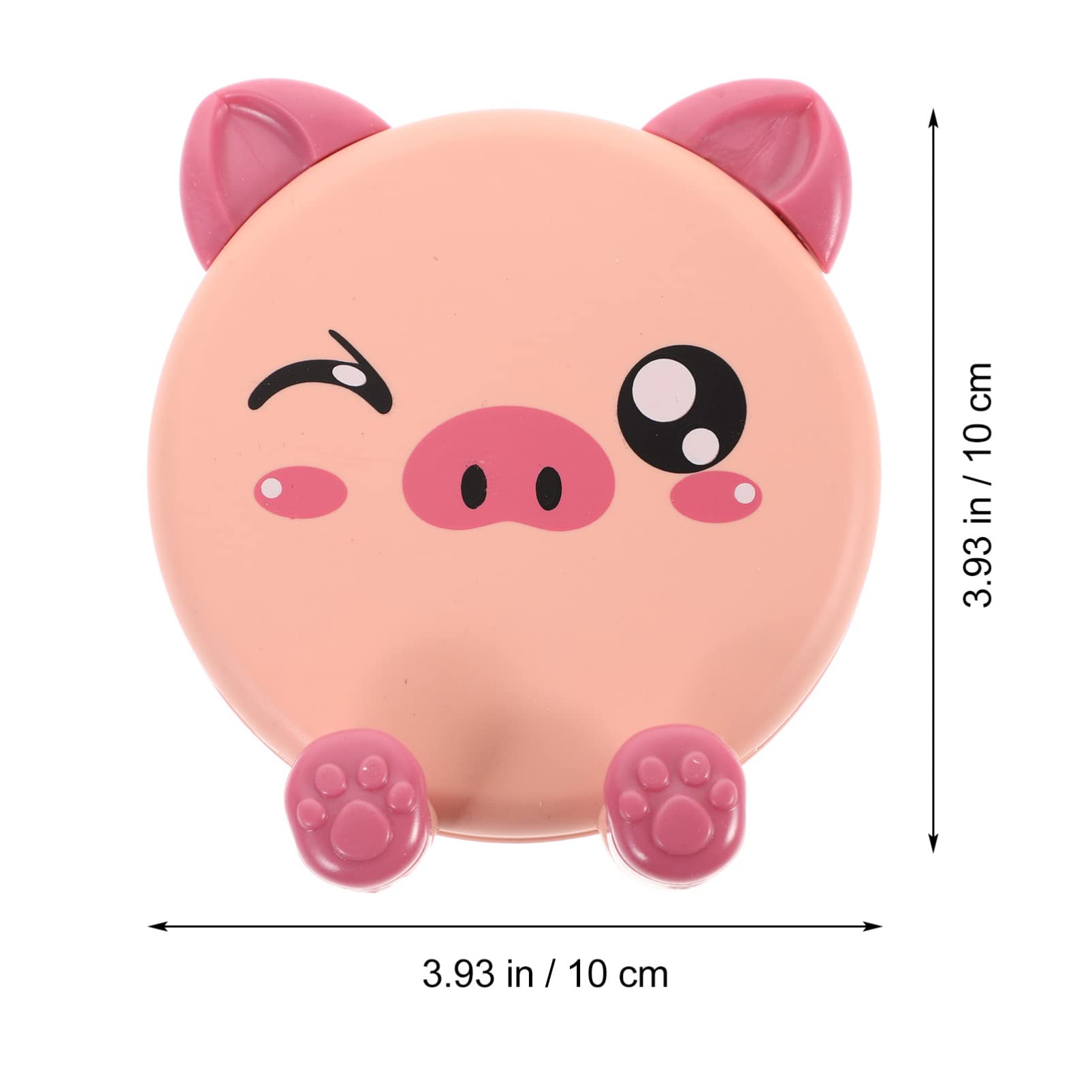 Adjustable Folding Phone Stand with Pig Design - Universal Desktop Cell Phone Holder & Tablet Stand for iPhone, Samsung, Google Pixel - Perfect for Home Office, Bedside, Kitchen Counter & Video Watching