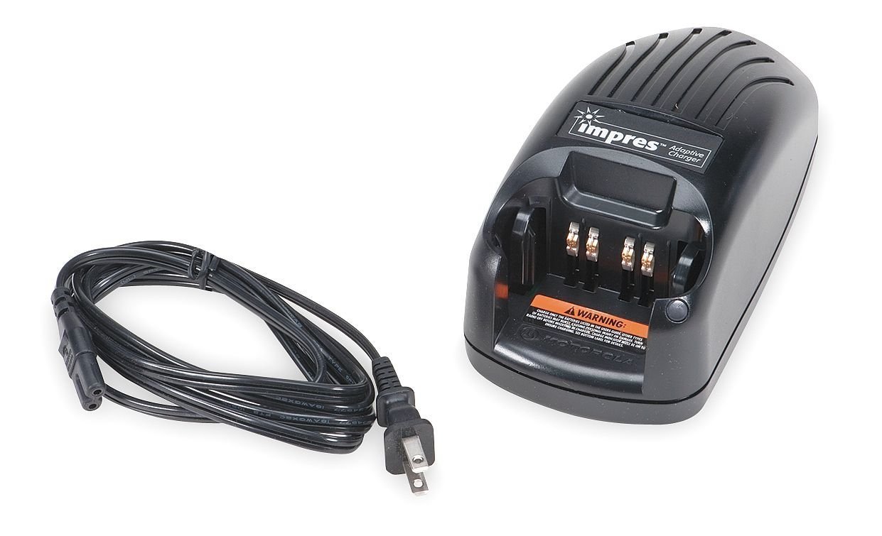 120 Volt IMPRES Single Unit Charger - Fast & Reliable Battery Charger for Two-Way Radios | Perfect for Emergency Responders & Outdoor Adventures