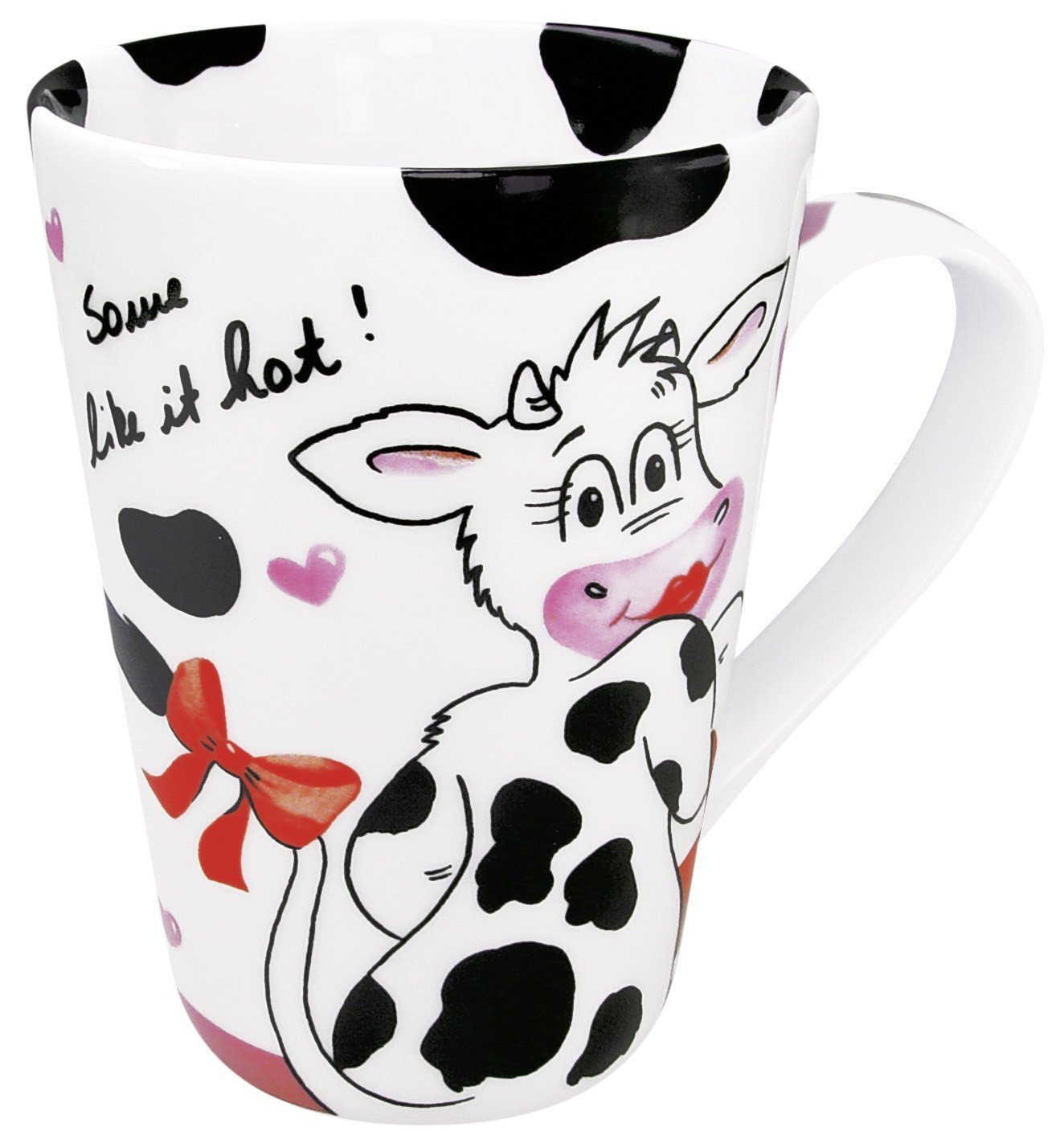 Premium Konitz Mrs Latte Macchiato Coffee Mugs Set of 6 - Elegant White Ceramic Cups for Espresso, Cappuccino & Hot Beverages - Perfect for Home, Office & Cafe Use