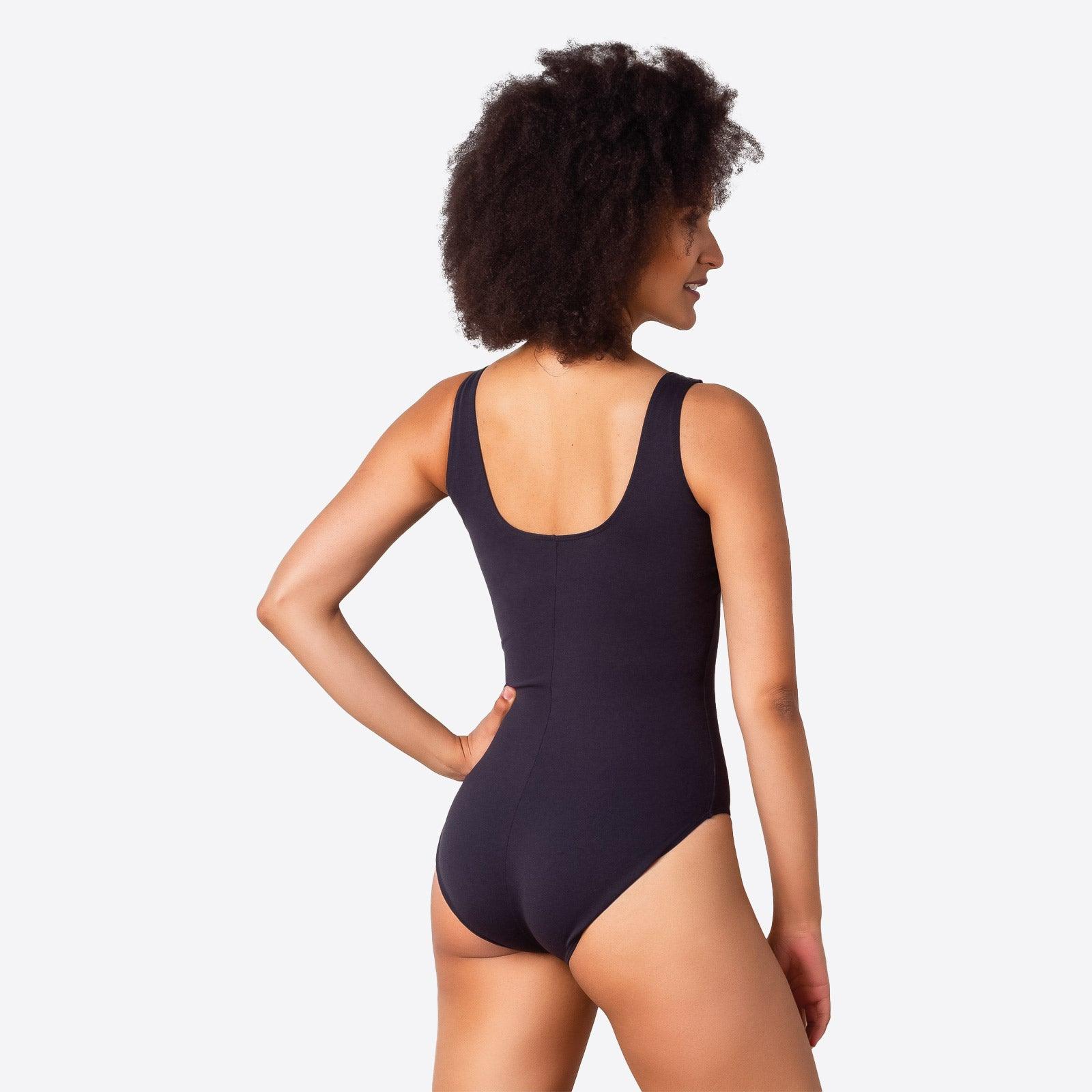 So Danca Adult+ Tori Black Tank Leotard for Ballet, Jazz & Contemporary Dance – Stretchable Comfort Fit Dancewear for Women & Teens
