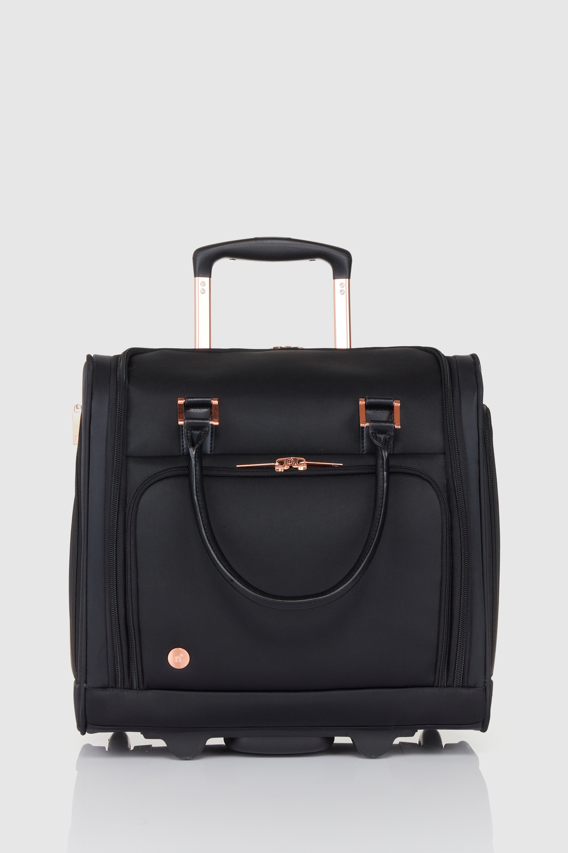 Premium Twill Under Seat Travel Bag - Compact Carry-On Luggage for Airplanes, Buses & Trains - Perfect for Weekend Trips & Business Travel