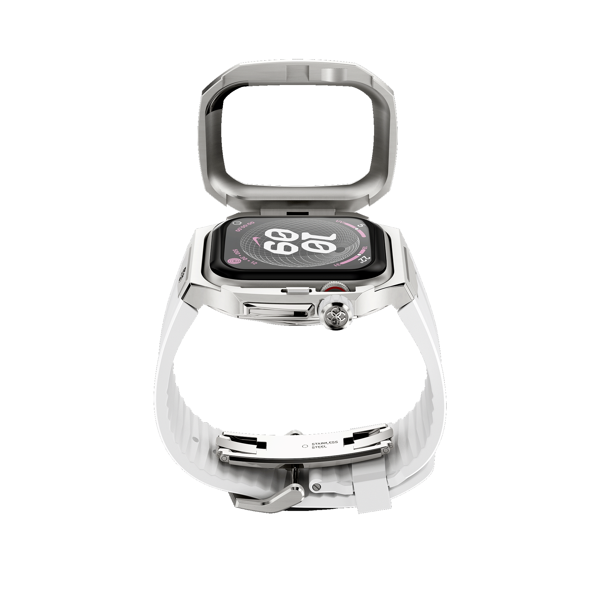 Apple Watch Case - SPIII41 Silver MD - Durable Protective Cover for Apple Watch - Perfect for Sports, Workouts & Everyday Use