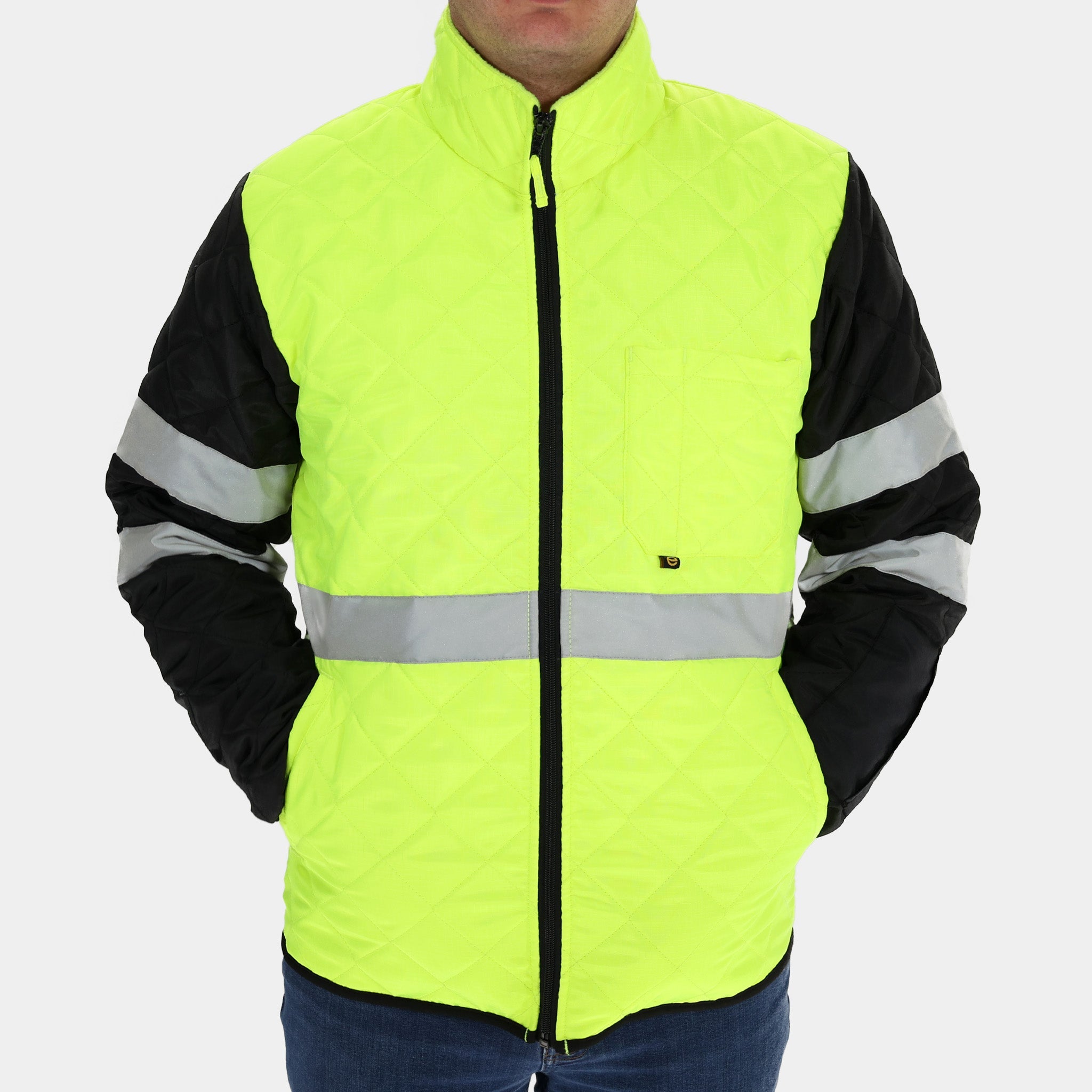 Agile Jacket for Men - Lightweight Waterproof Windbreaker - Bright Yellow Outdoor Hiking Jacket - Perfect for Running, Cycling & Travel Adventures