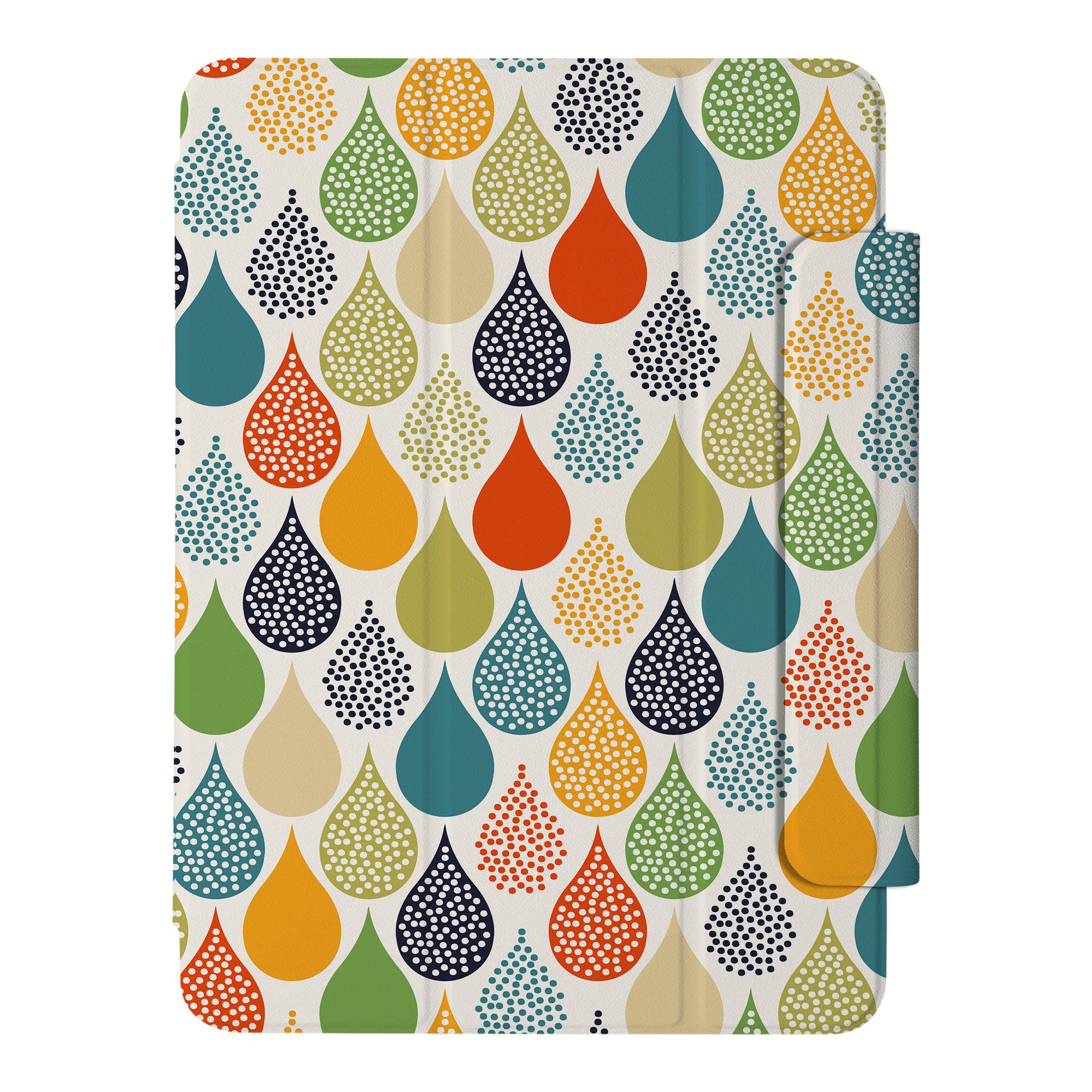 SlimFit iPad Case with Polka Dot Design - Lightweight Protective Cover for iPad Air/Pro, Perfect for Work, Travel & Everyday Use