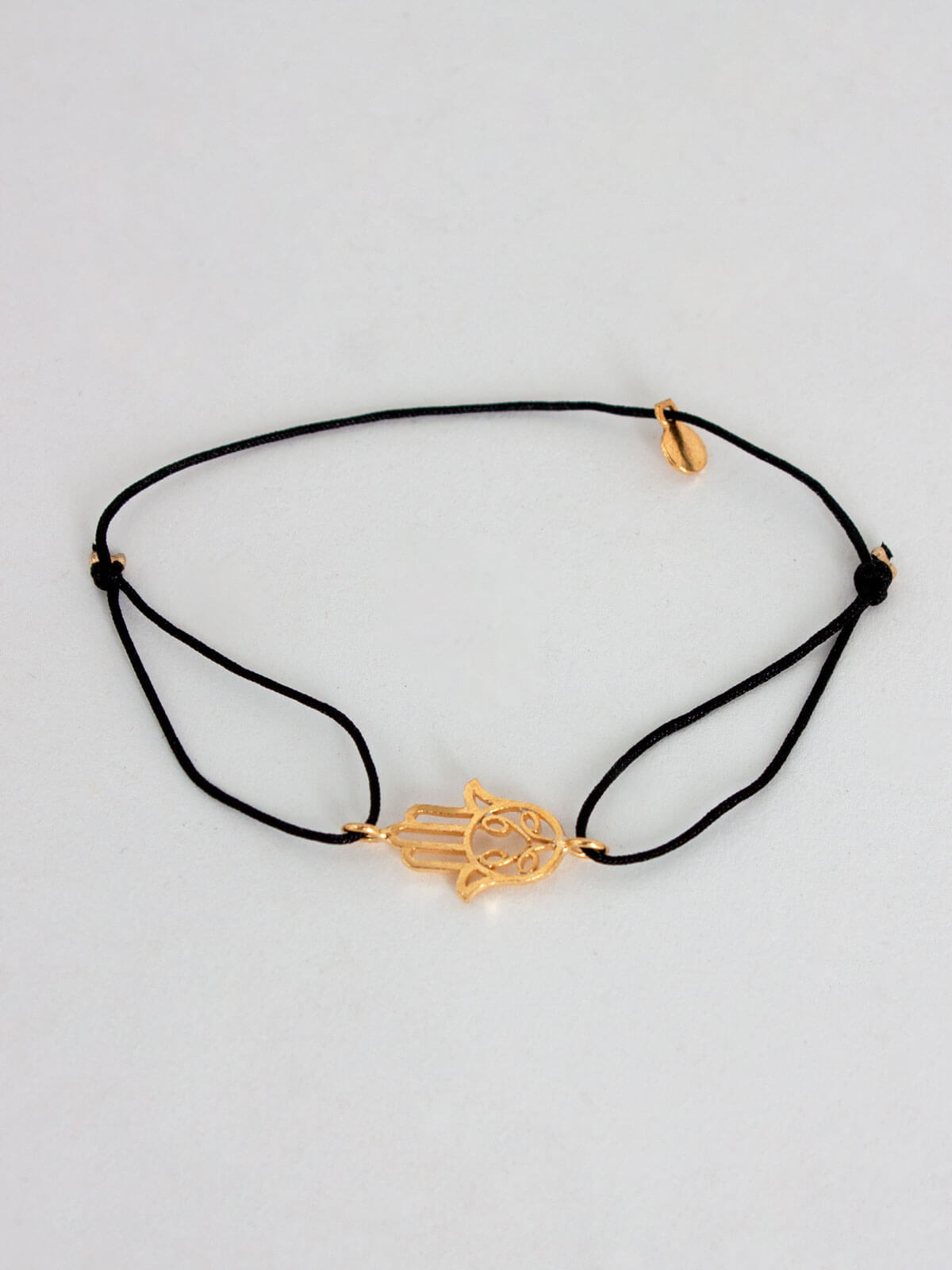 Gold Hamsa Bracelet for Women - Hand of Fatima Protection Charm Jewelry - Spiritual Gift for Birthday, Travel & Everyday Wear