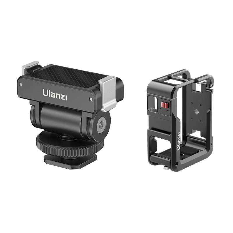 Ulanzi CA22 Cold Shoe Mount Adapter Compatible with DJI Osmo Action 4/3 & Pocket 3 (Model C071GBB1) - Perfect for Vlogging, Photography & Stabilized Shooting Accessories
