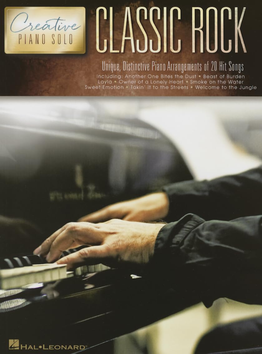 Classic Rock Piano Solo Sheet Music - Creative & Easy Piano Arrangements for Beginners & Advanced Players | Perfect for Home Practice, Performances & Gifts