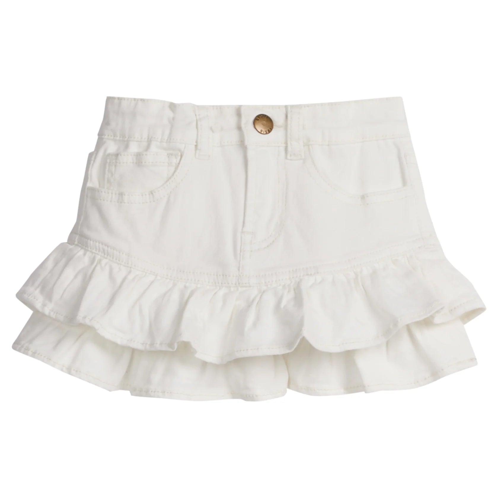 Stylish White Denim Mini Skirt for Women - High Waisted A-Line Short Skirt with Pockets | Perfect for Summer Outfits, Casual Wear, and Date Nights