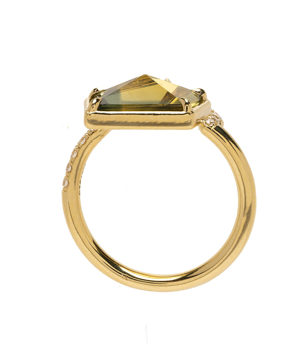 Exquisite Aura Freeform Parti Sapphire Ring | Unique Handcrafted Gemstone Jewelry for Women | Perfect for Engagement, Wedding & Special Occasions