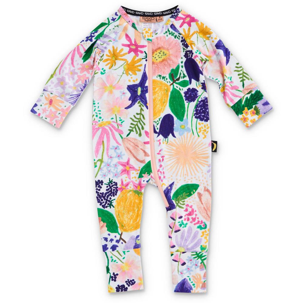 Organic Cotton Zip Romper for Babies - Soft & Comfortable One-Piece Outfit for Playtime, Daycare & Outdoor Adventures