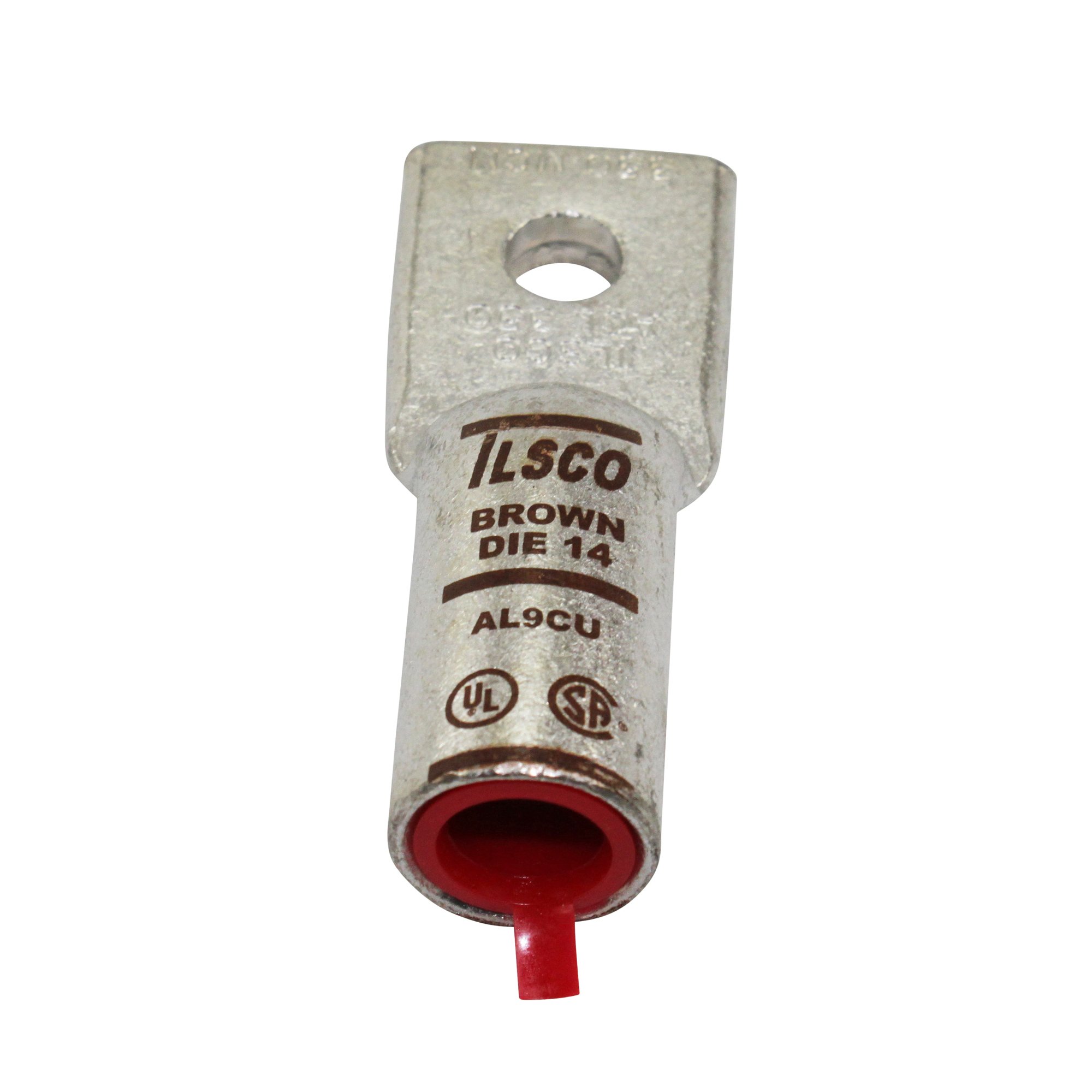 Ilsco ACL-350 350 MCM Aluminum Compression Lug - 1/2 in Wire Size | Heavy-Duty Electrical Connector for Industrial & Commercial Wiring | Perfect for Power Distribution & Panel Installations