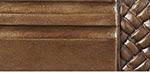 Finial Company Reeded Wood Pole in Walnut - Elegant Curtain Rod for Living Room & Bedroom Decor
