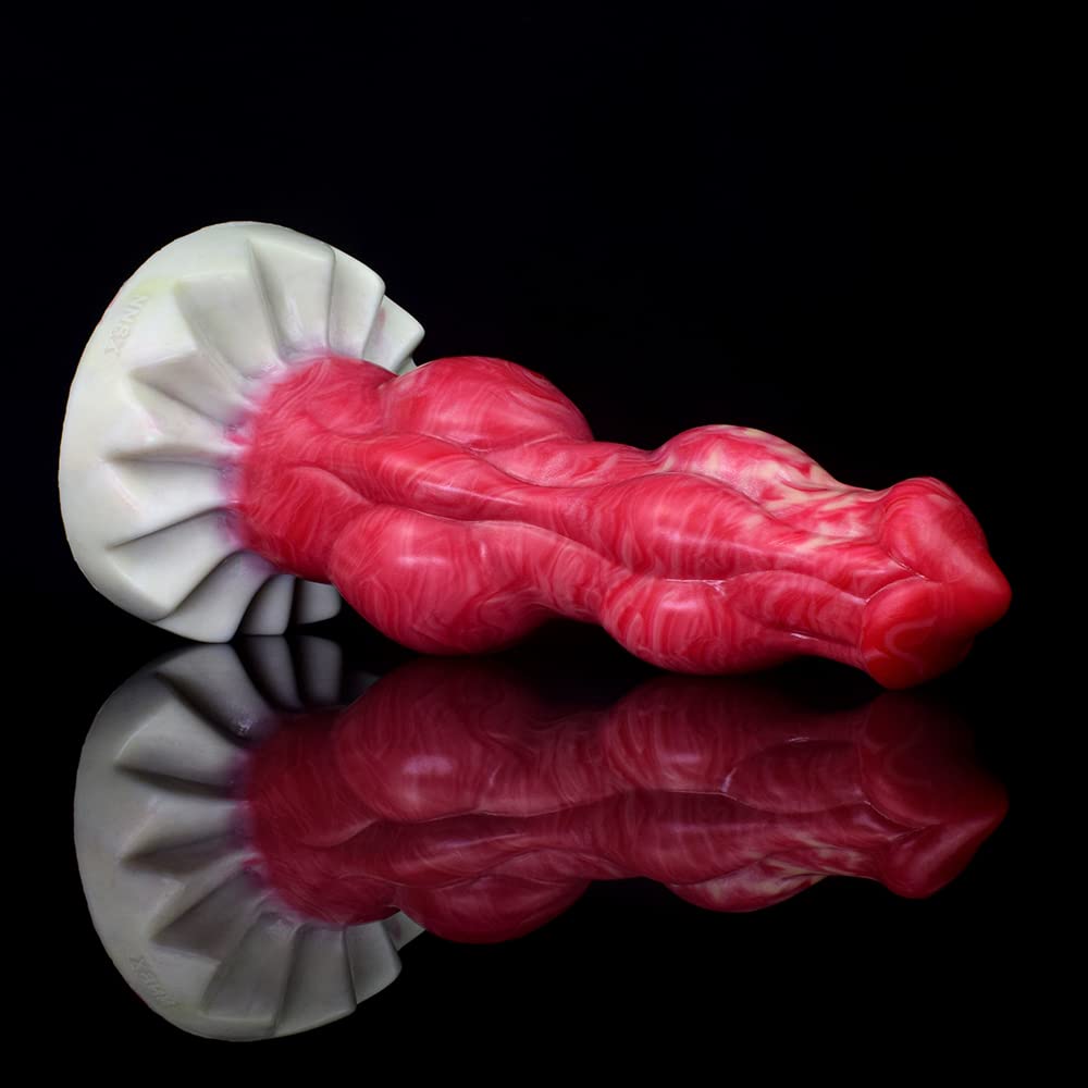 Premium Liquid Silicone Alien/Fido Dildo with Strong Suction Cup - Realistic Adult Sex Toy for Solo Play & Couples - BeHorny Collection | Perfect for BDSM, Fantasy Roleplay & Sensual Exploration