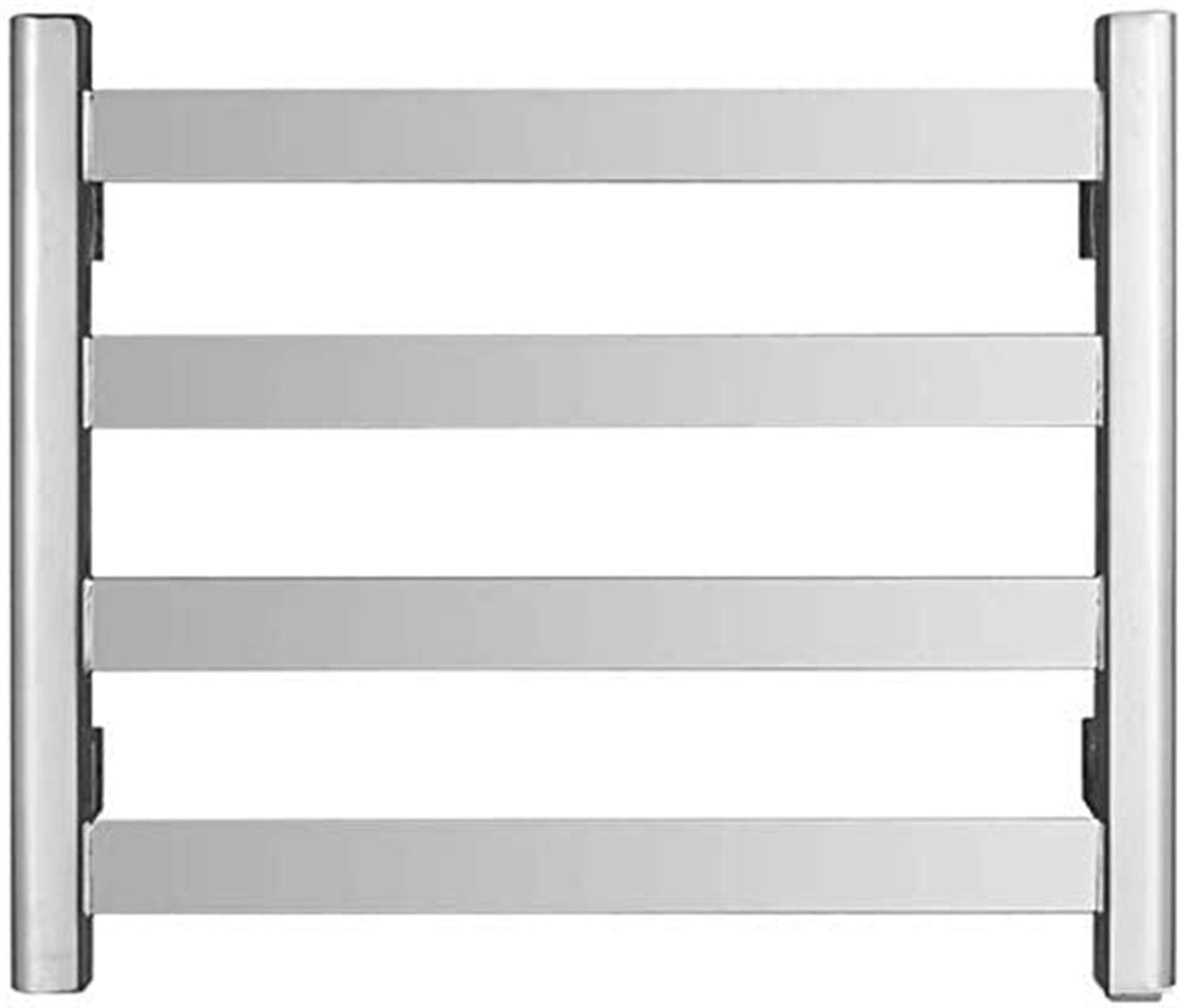 DIEFMJ Stainless Steel Electric Heated Towel Warmer Rack - Wall Mounted Bathroom Towel Radiator & Airer | Perfect for Spa, Luxury Hotels & Cozy Home Bathrooms