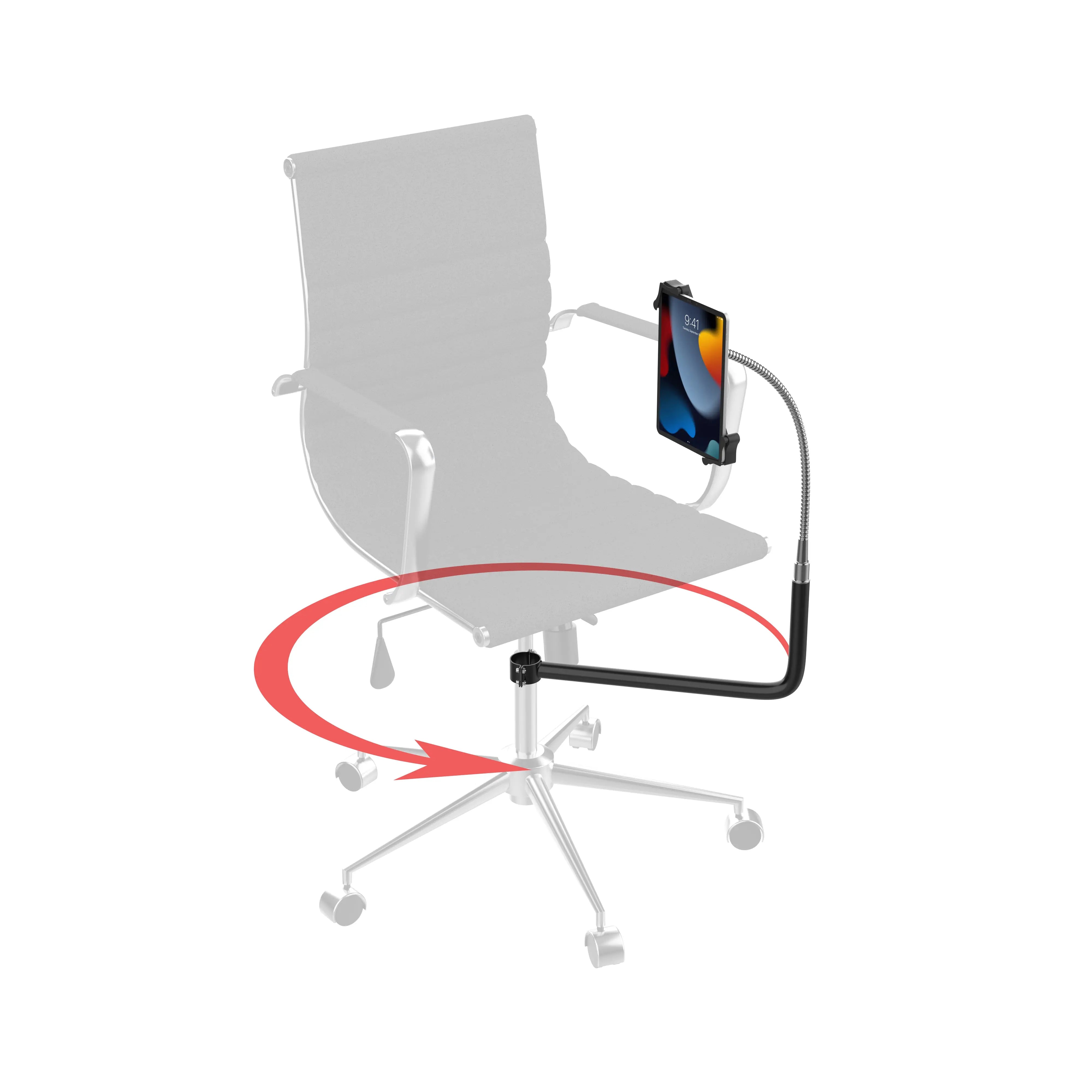 Ergonomic Gooseneck Tablet Holder with Clamp - Adjustable Phone Stand for Desk, Bed, Sofa - Perfect for Reading, Watching Videos, or Video Calls